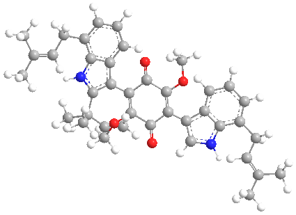 Asterriquinone(4)web3D