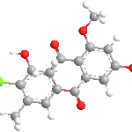 Sulochrin,monochlorderivativeweb3D