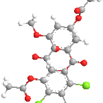 chloromethyresorcyloylhydroxyanisinateweb3D