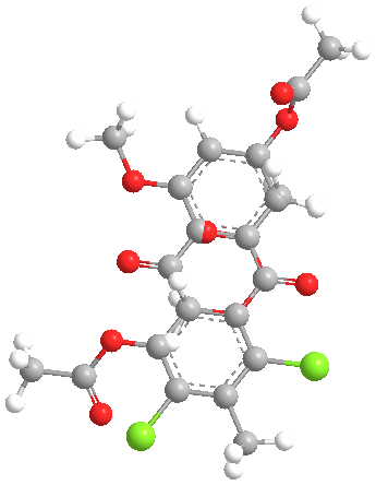 chloromethyresorcyloylhydroxyanisinateweb3D
