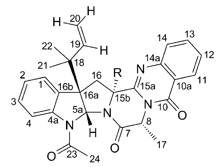 5-N-acetylardeemin and 5-N-Acetyl-15bb-hydroxyardeemin 5-N-acetylardeemin and 5-N-Acetyl-15bb-hydroxyardeemin