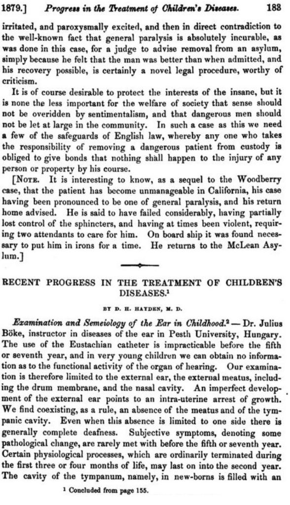 Recent Progress in the Treatment of Children's Diseases